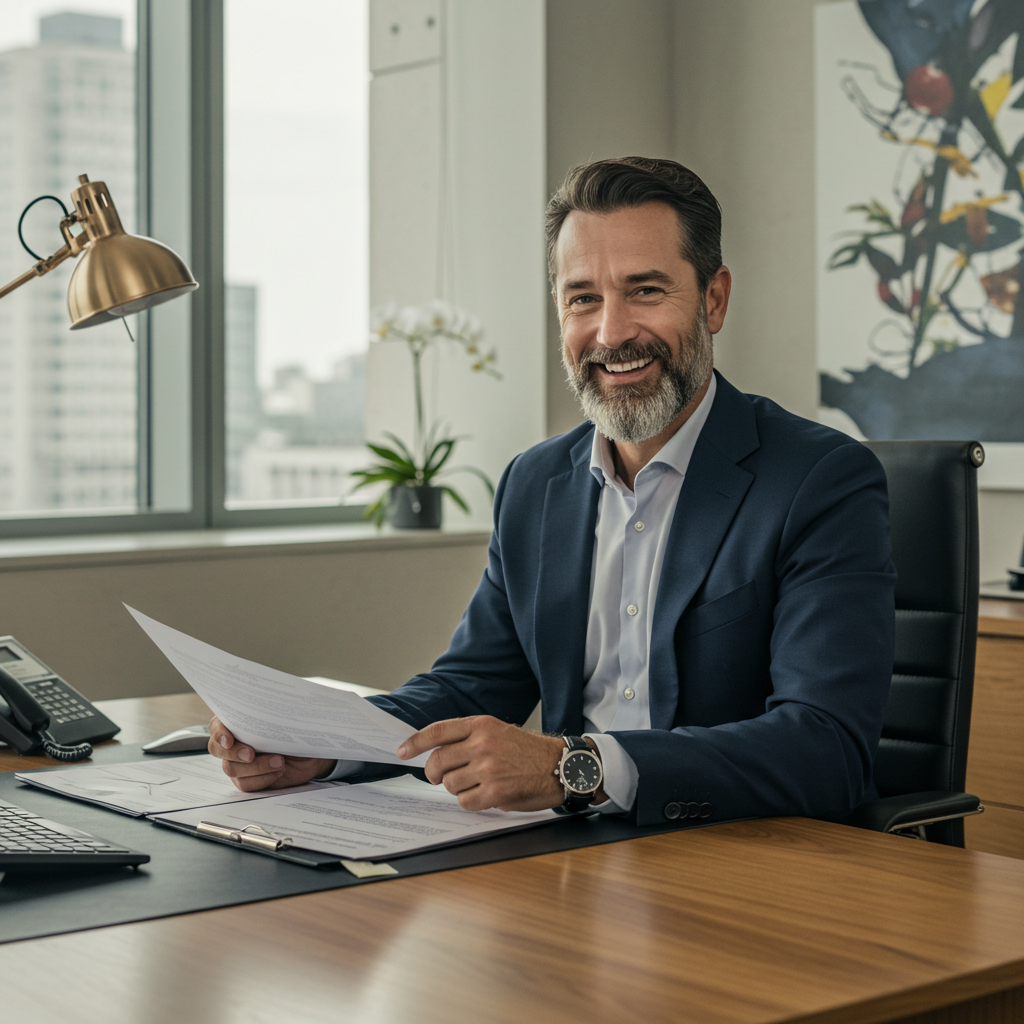 People collaborating in an office setting